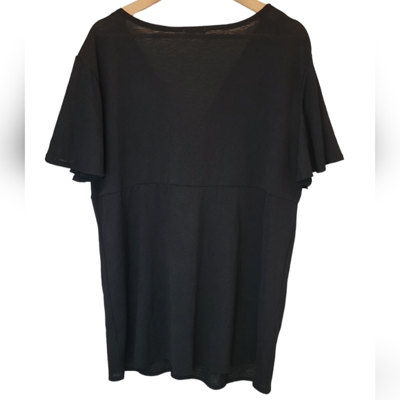 Loanna Plus Size Black Blouse Size 2X - Picture 2 of 5
